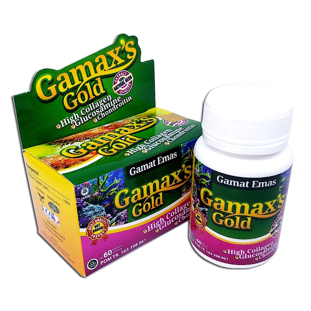 GAMAX'S GOLD KAPSUL GAMAT EMAS