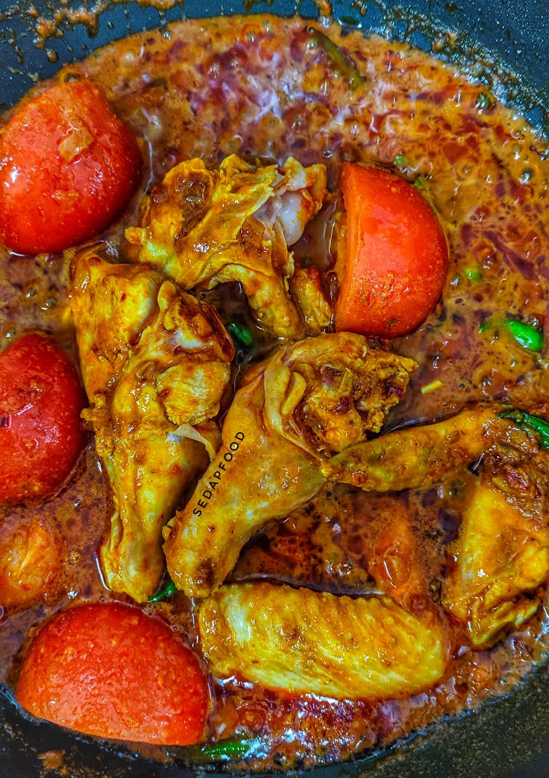 Resepi Kari Ayam Tanpa Guna Santan Tapi Tetap Pekat