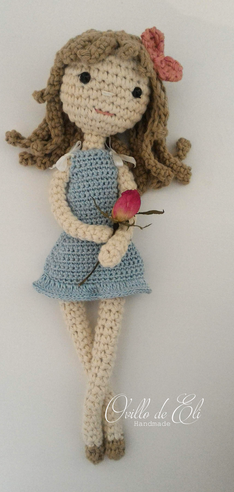 Ovillo de Vestido para Muñeca Amigurumi en Crochet