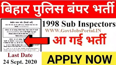 Bihar Police SI Recruitment 2020