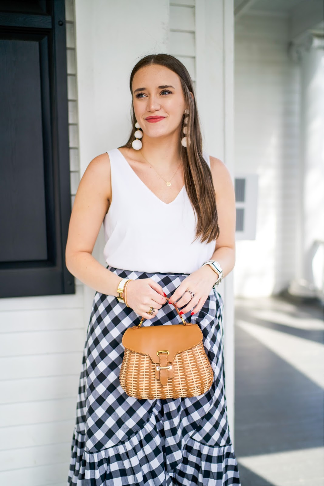 Bridal Shower Outfit styled by popular New York fashion blogger Covering the Bases
