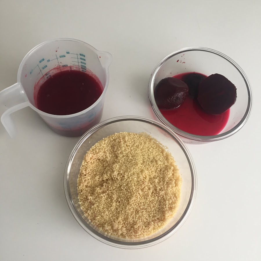Cuscús de remolacha