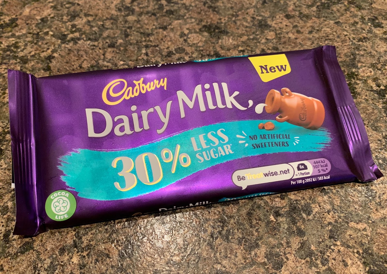FOODSTUFF FINDS Cadbury Dairy Milk 30 Less Sugar (Sainsburys) By Cinabar