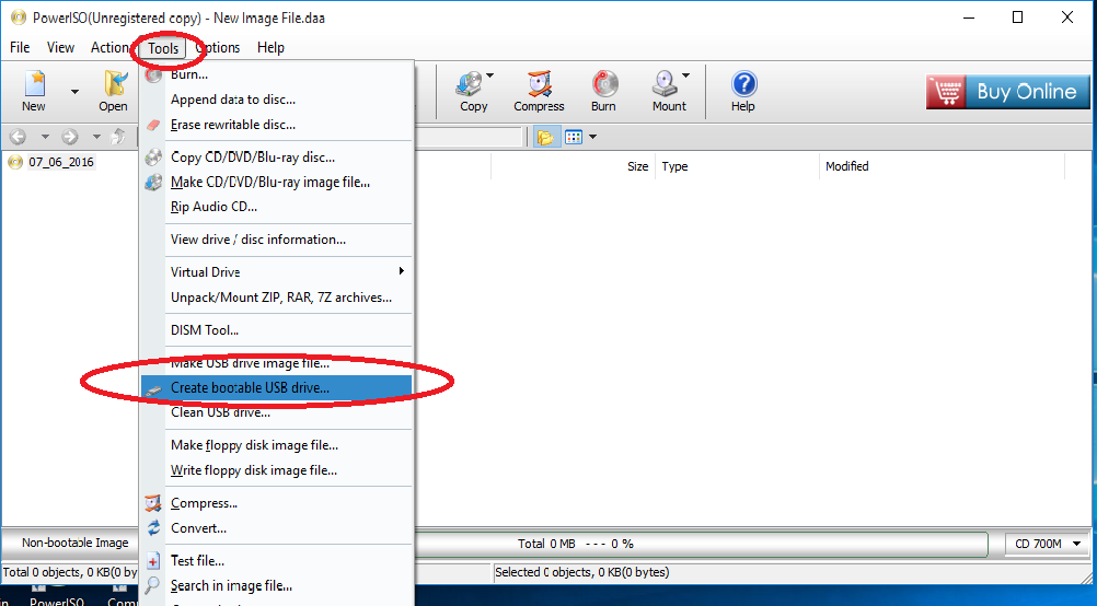 how to create a bootable usb from windows 7 iso