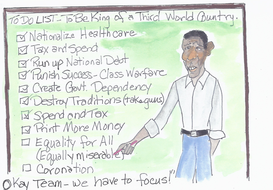 Look at the Right Side The President is well on his way to