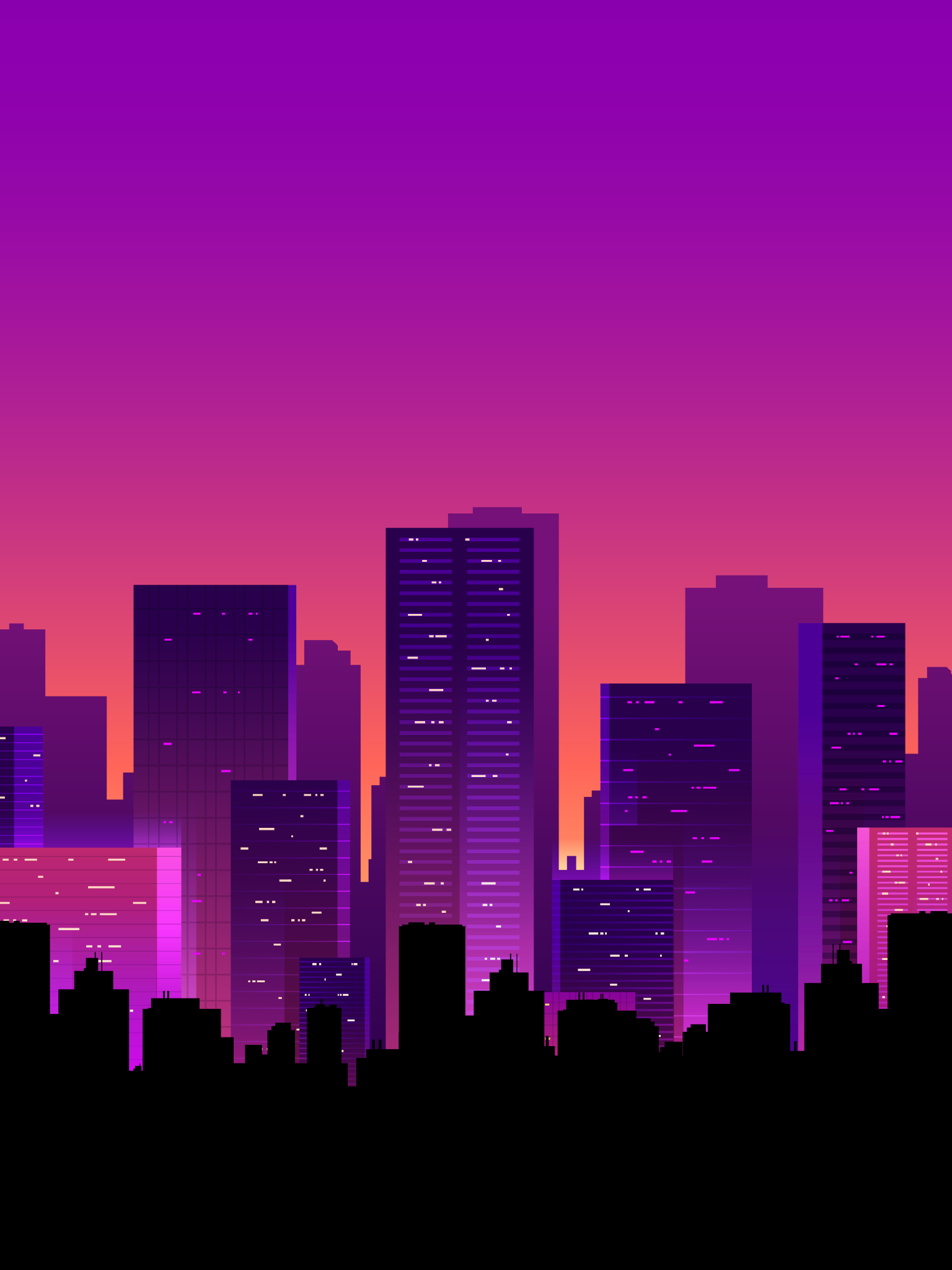 Ipad wallpapers - City Silhouette