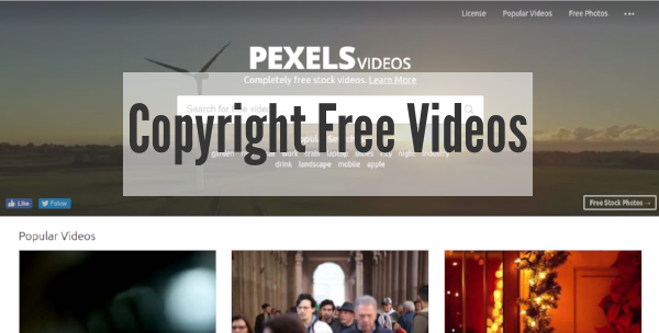 Pexels copyright free videos