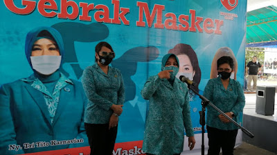 Mulia, TP PKK All Out "Gebrak Masker" di Sulut