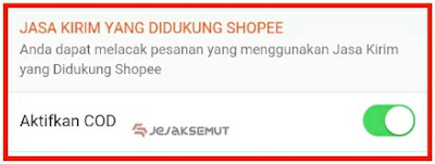 cara nonaktifkan sistem cod di shopee