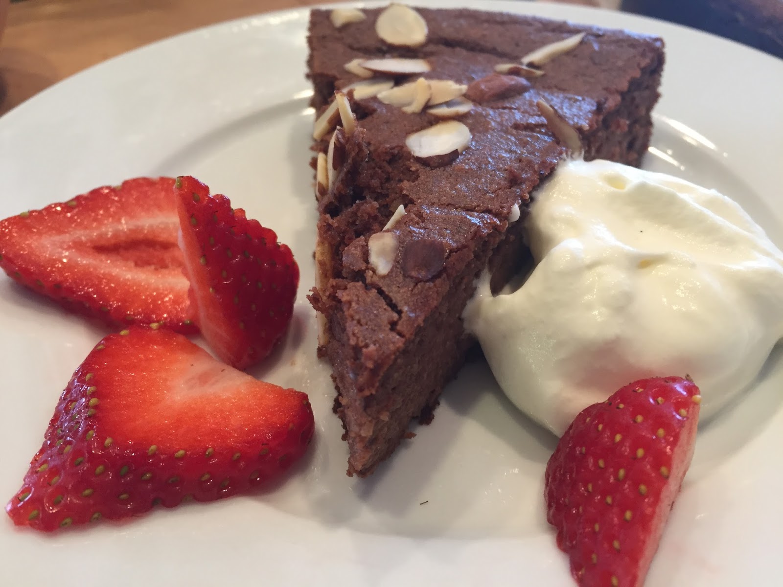 Flourless Chocolate Almond Ricotta Cake