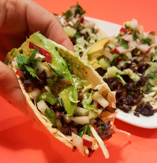 blog Purple Cauliflower Tacos with Quick Pickled