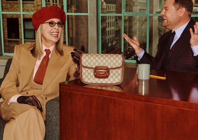 Diane Keaton singing for Gucci Beloved Show