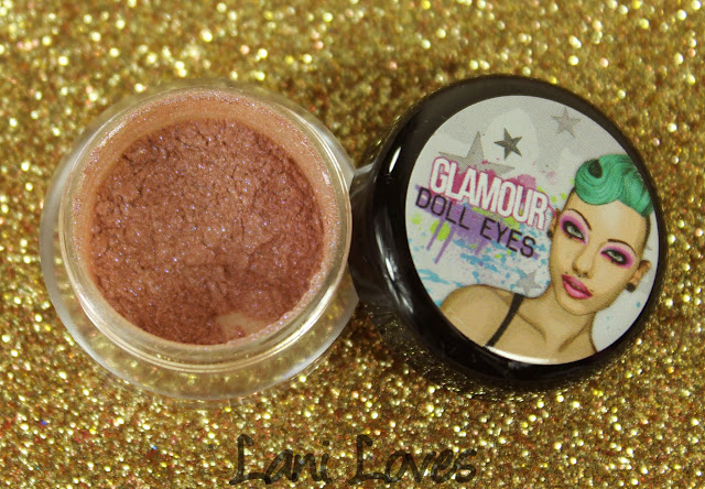 Glamour Doll Eyes Desert Man's Bluff eyeshadow swatches & review