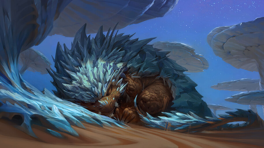 #5.3259, Legends of Runeterra, Hibernating Rockbear, 4K Wallpaper PC