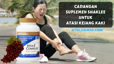 SET CADANGAN SHAKLEE UNTUK ATASI KEJANG KAKI