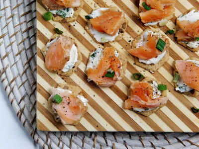Salmon and Cream Cheese Bites for New Year's