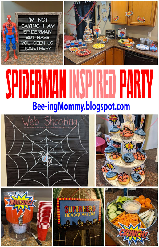 Spidey Party Decor  Spiderman birthday party decorations, Spiderman  birthday party, Superman birthday party