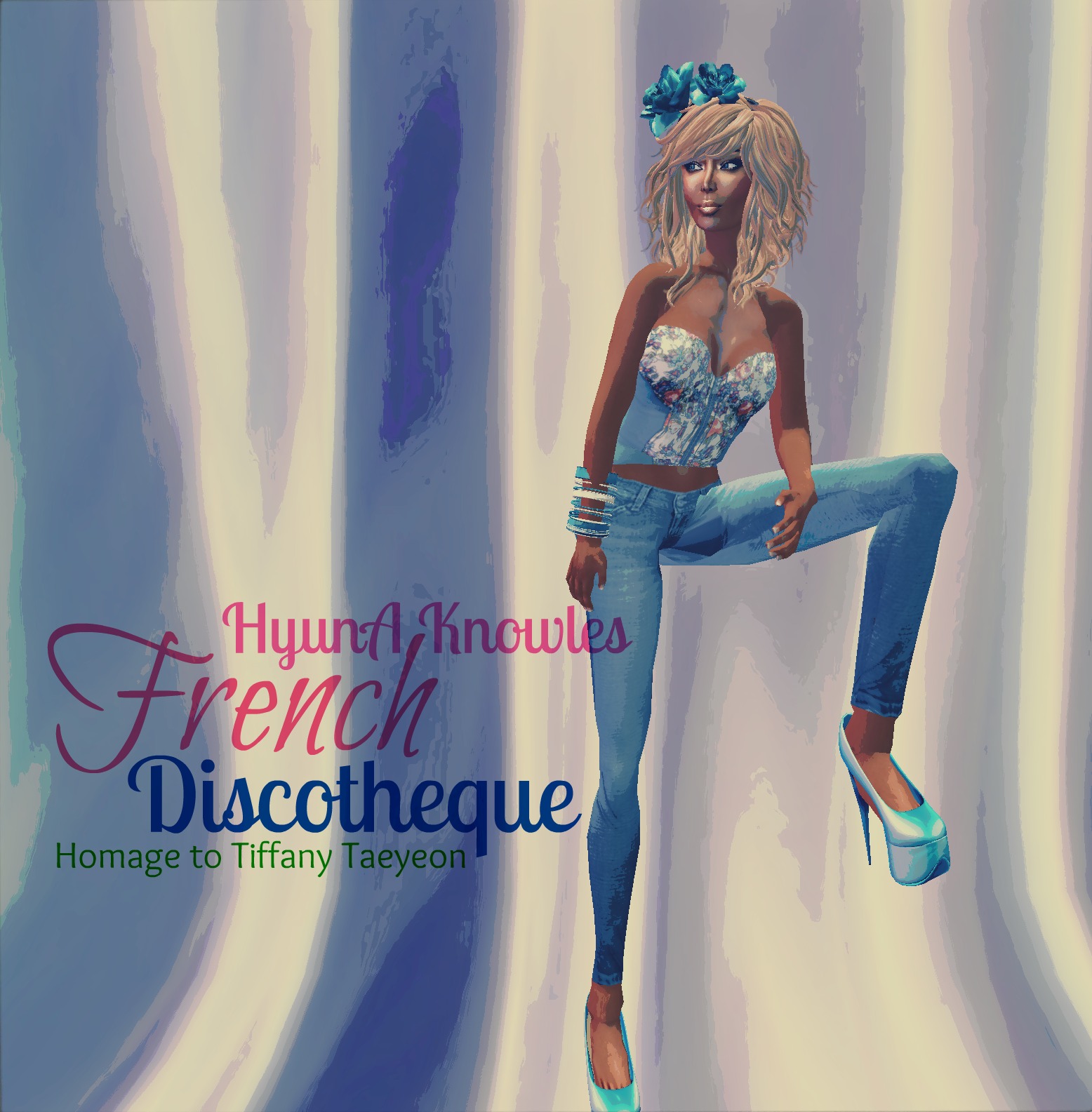 allkflop HyunA Knowles releases "French Discotheque" single!