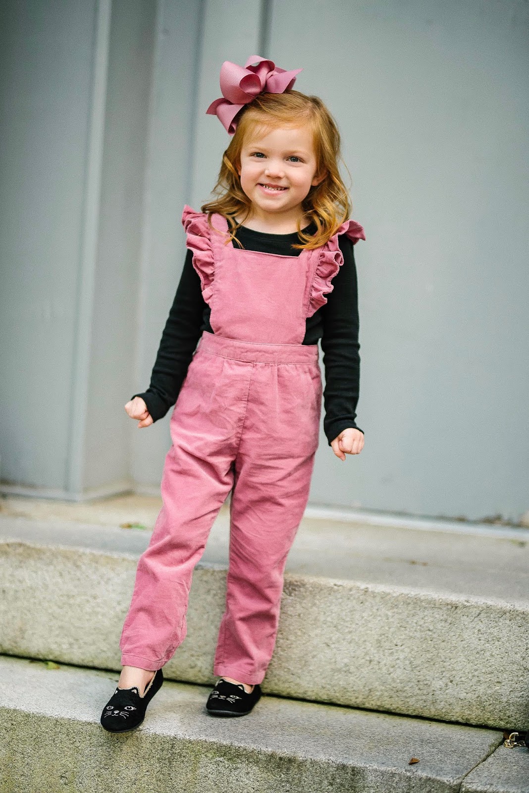 Fall Style: Mommy and Me in Pink Corduroy - Something Delightful Blog