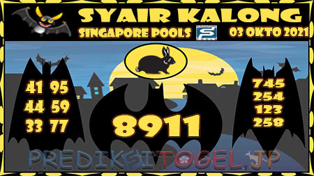 Syair Kalong Togel Singapura Minggu 03-10-2021