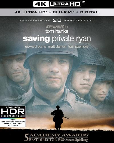 Saving Private Ryan (1998) 2160p HDR BDRip Dual Latino-Inglés [Subt. Esp] (Bélico. II Guerra Mundial)