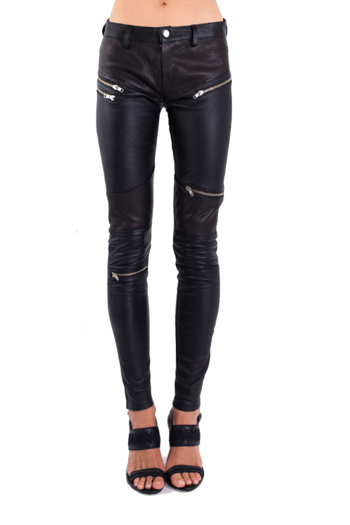 Ruby Rose in Trendy Black Leather | Fashion Blog by Apparel Search