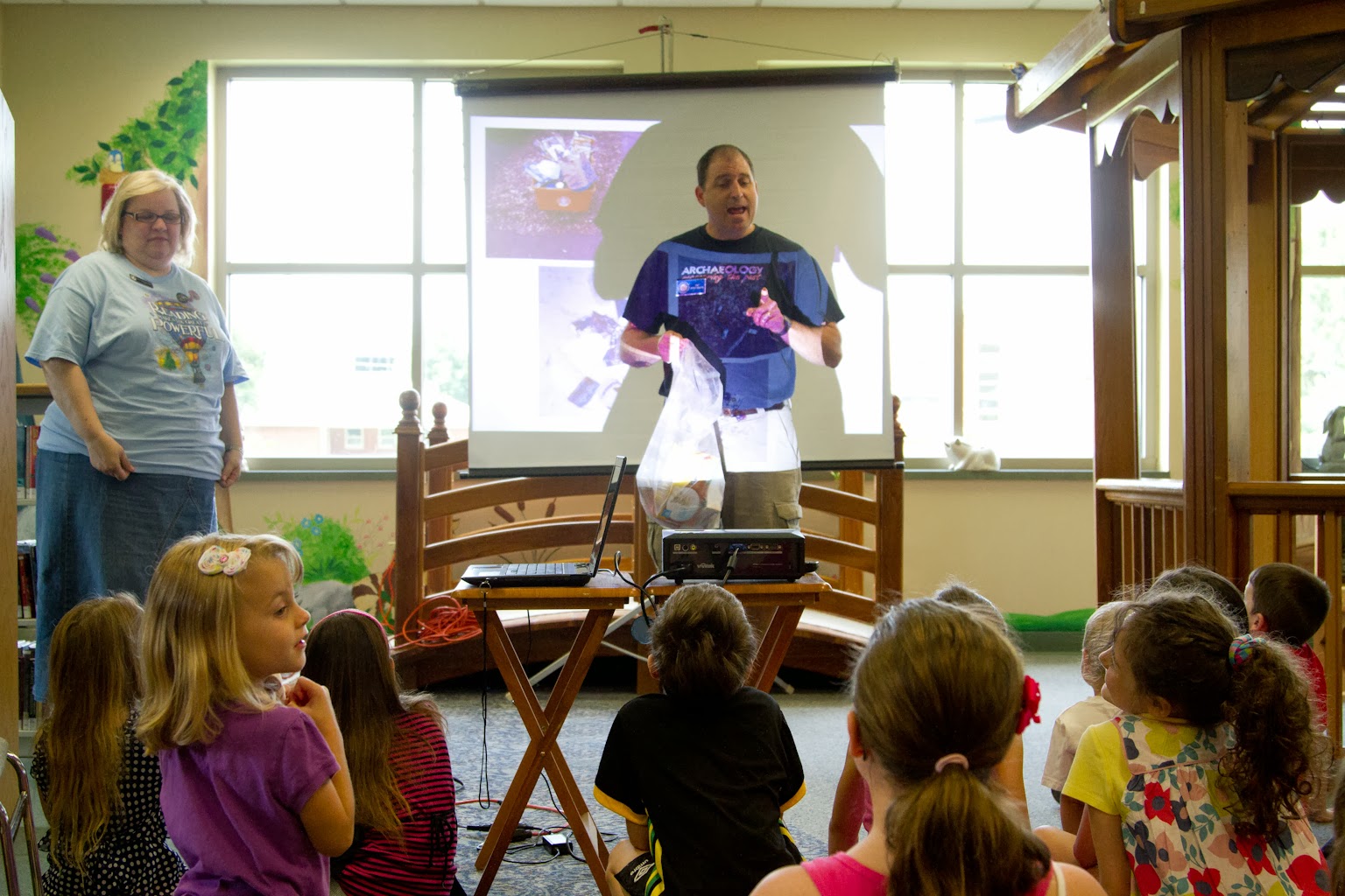 Matt Herp Photojournalist: Archaeologist at Mt. Washington Library