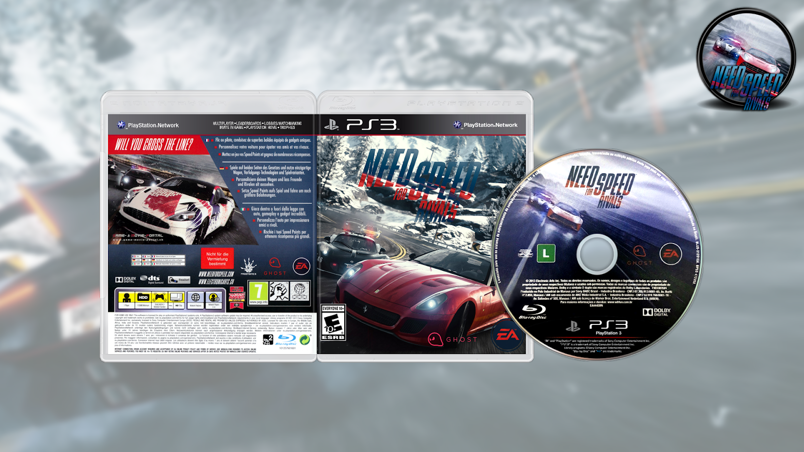 GODDY GAMES NEED FOR SPEED RIVALS PS3 BLUS/BLES