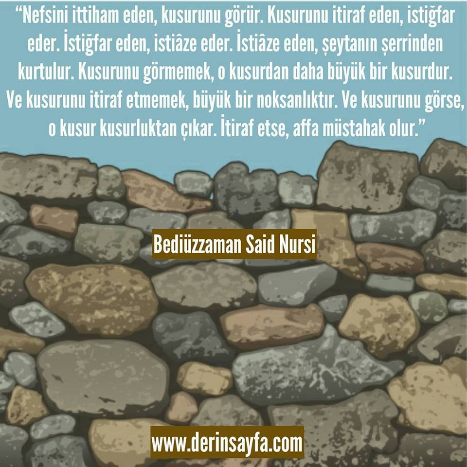 Bediuzzaman Said Nursi Ozlu Sozler Ilham Verici Sozler Guzel Soz