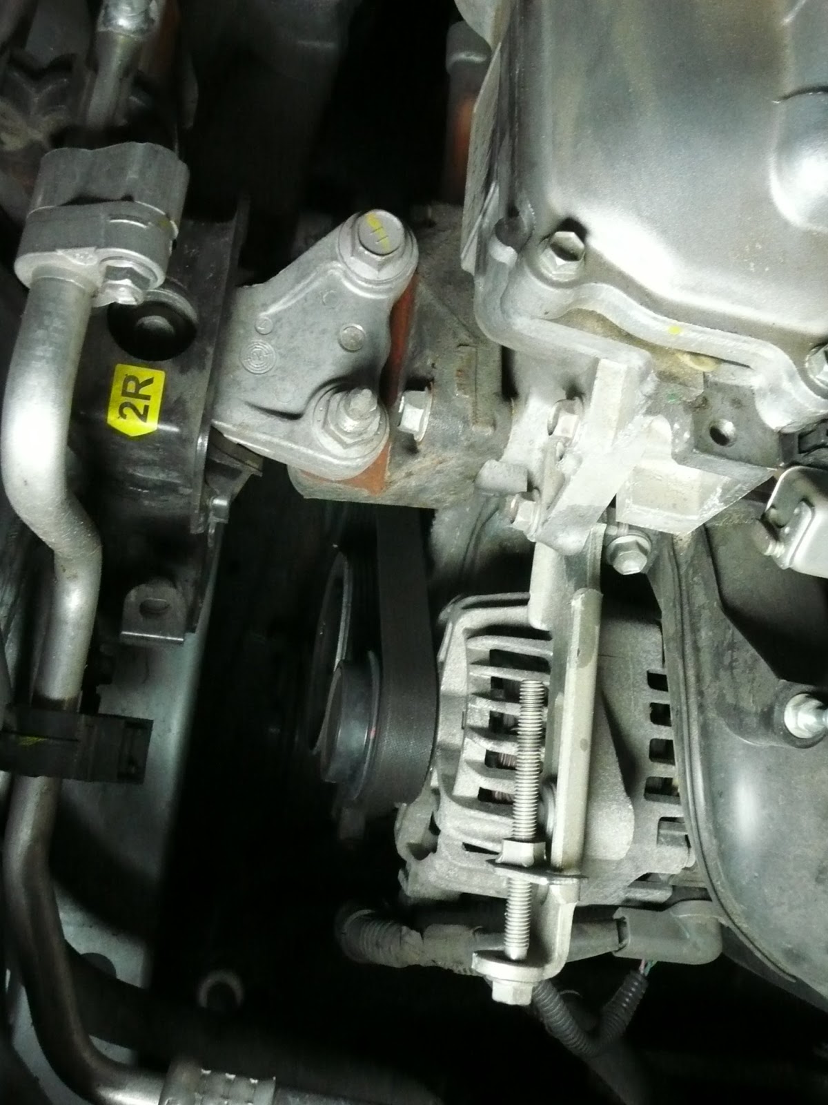 Diagrama Correa Alternador Toyota Yaris 2007