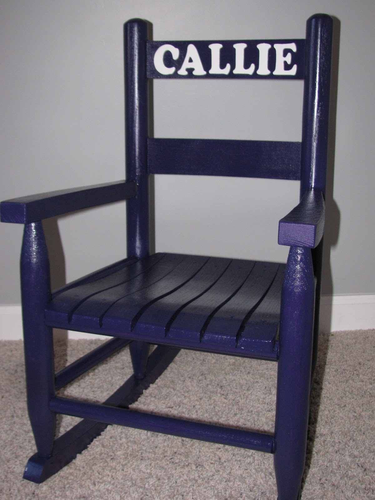 Custom Personalized Toddler Rocking Chairs!: New Colors I've Done ...