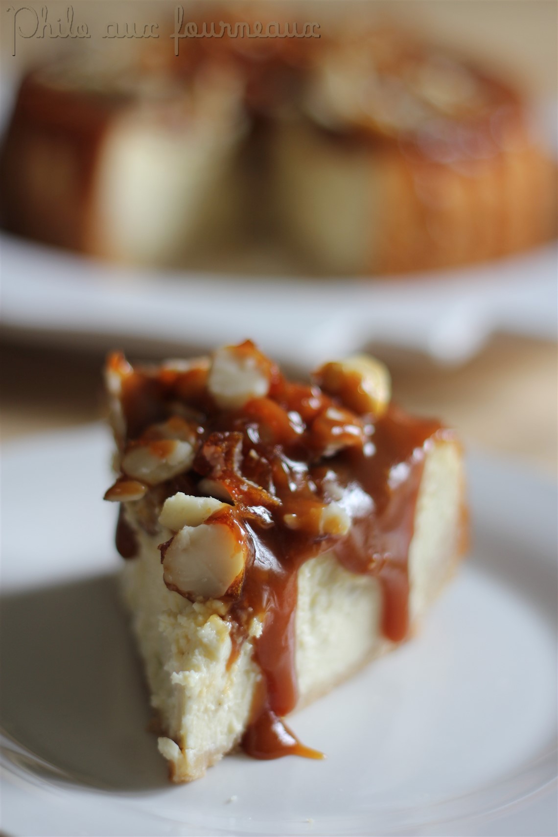 Philo aux fourneaux Cheesecake Caramel & Macadamia de Yotam Ottolenghi