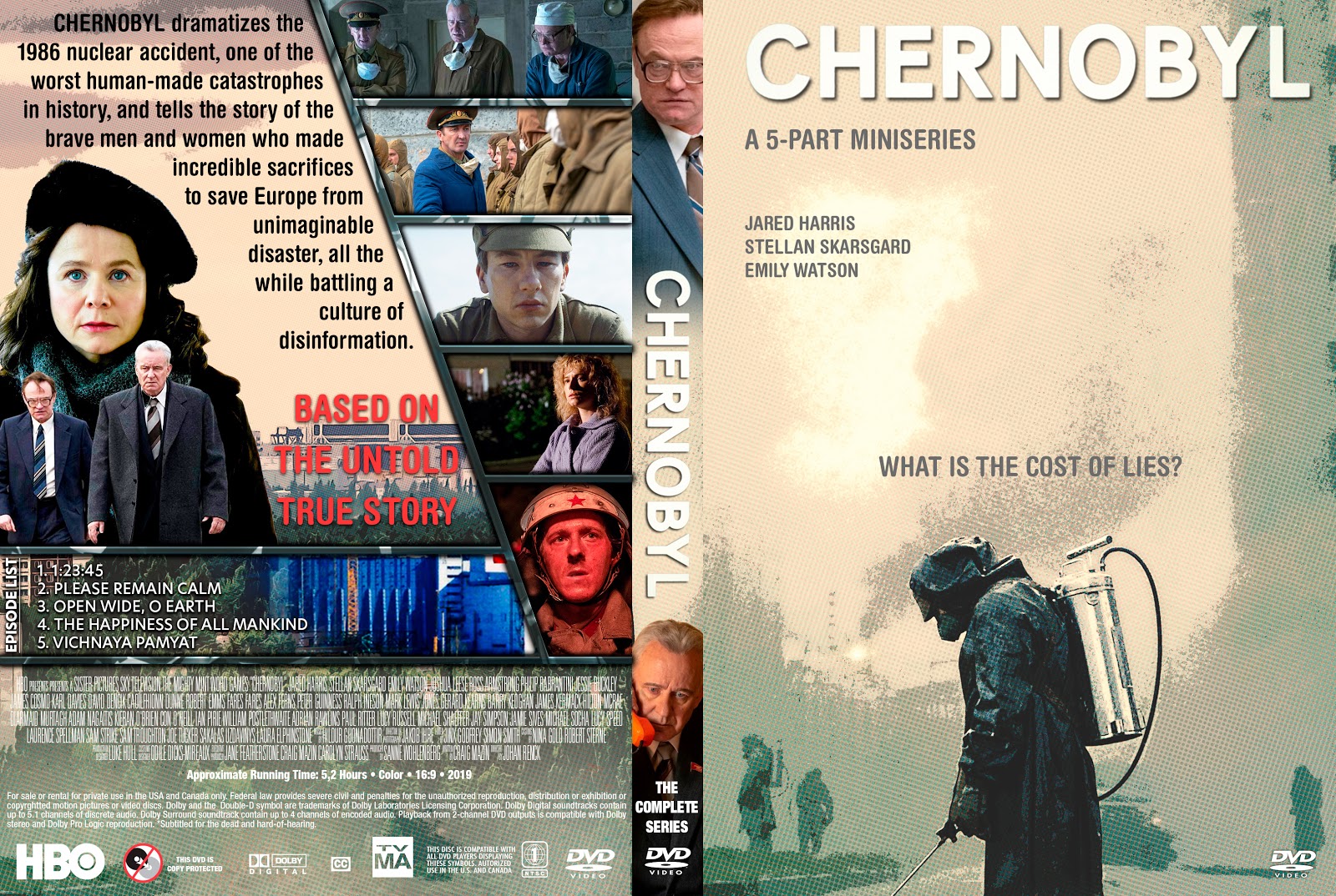 Chernobyl The Complete Series DVD Cover | Cover Addict - Free DVD ...