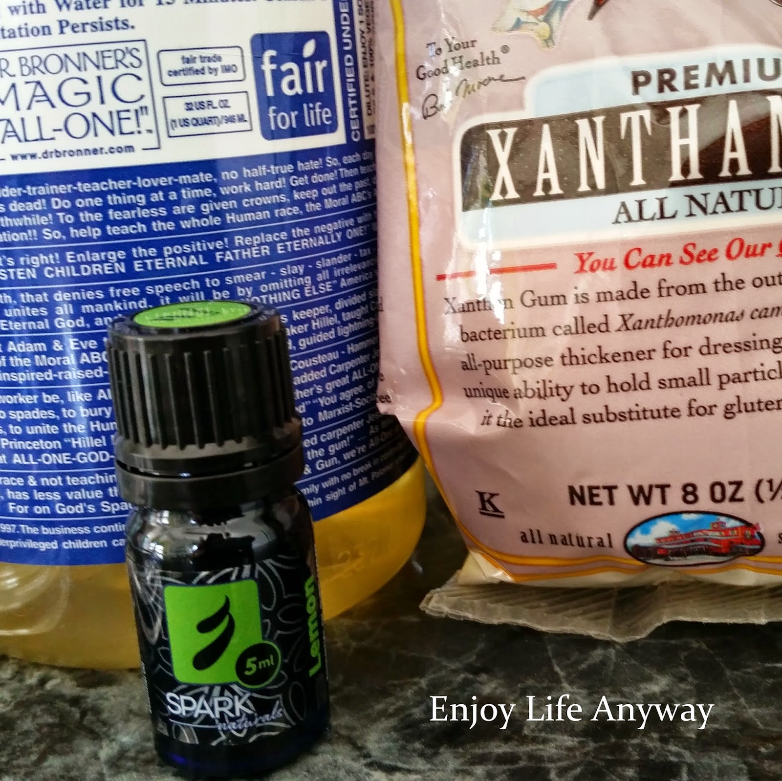 Enjoy Life Anyway DIY Peppermint & Lemon Antibacterial Hand Soap