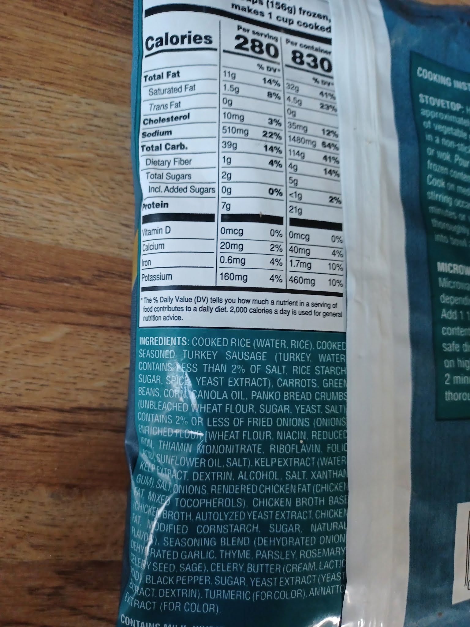 What's Good at Trader Joe's? Trader Joe's Turkey Sausage Stuffing Fried Rice