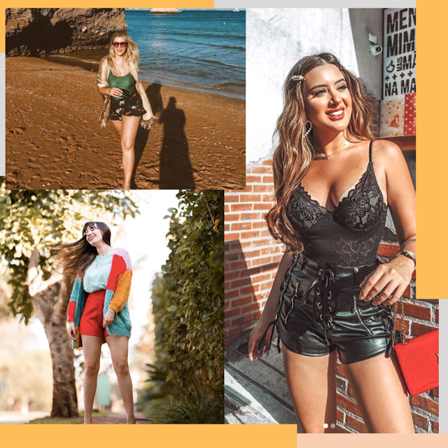 Looks com shorts estilo blogueira Como fazer looks com shorts