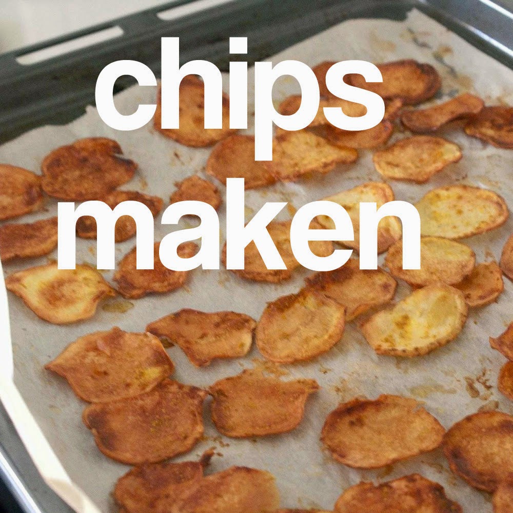 zelf chips maken aardappels