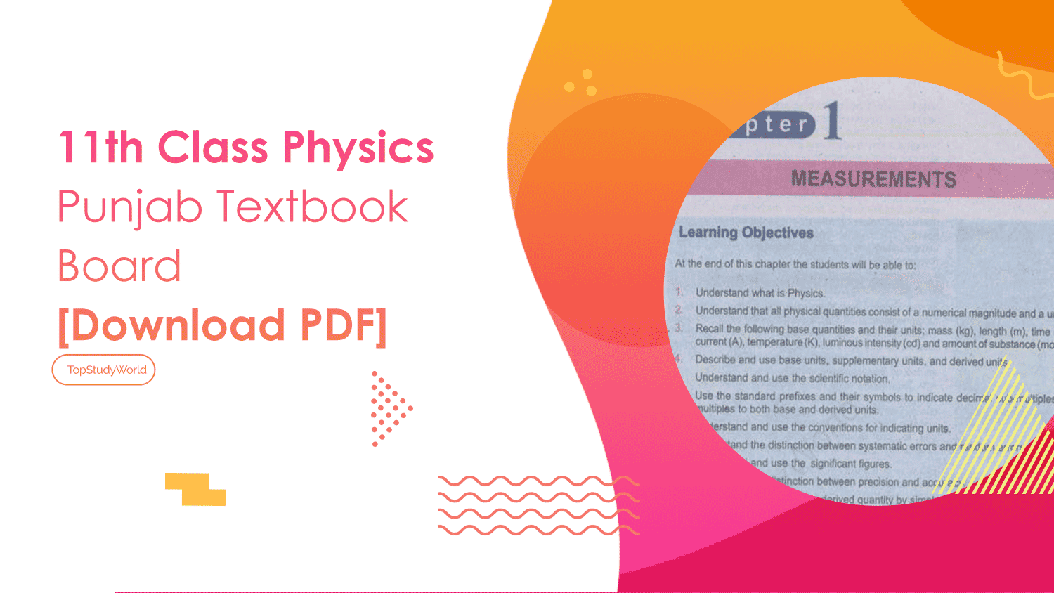 11th Class Physics (English) Punjab Textbook Board [Download PDF]
