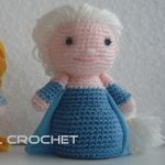 patron gratis muñeca elsa amigurumi | free pattern amigurumi doll elsa