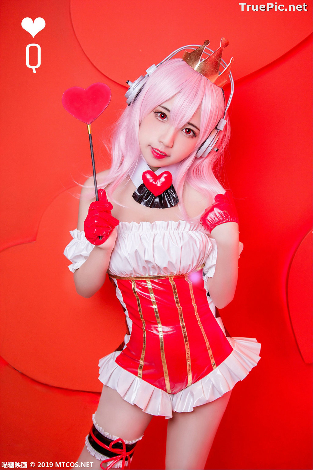 Image [MTCos] 喵糖映画 Vol.050 - Chinese Cute Model - Lovely Pink-haired - TruePic.net - Picture-10