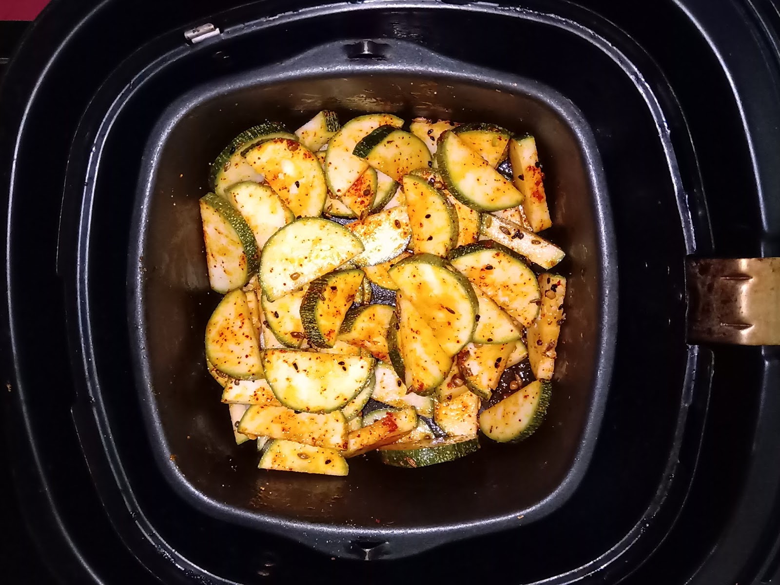 Air fryer Veg recipes (Indian Veg food from Mani Kitchen) ZUCCHINI