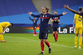 منتخب فرنسا يعبر بسهولة فى تصفيات كاس العالم بالتعادل مع أوكرانيا