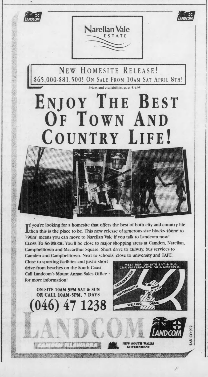 Fab Sydney Flashbacks Property Advert of the Week Narellan Vale