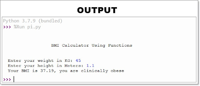 How to create BMI Calculator in Python [Source Code] - Engineering LAB