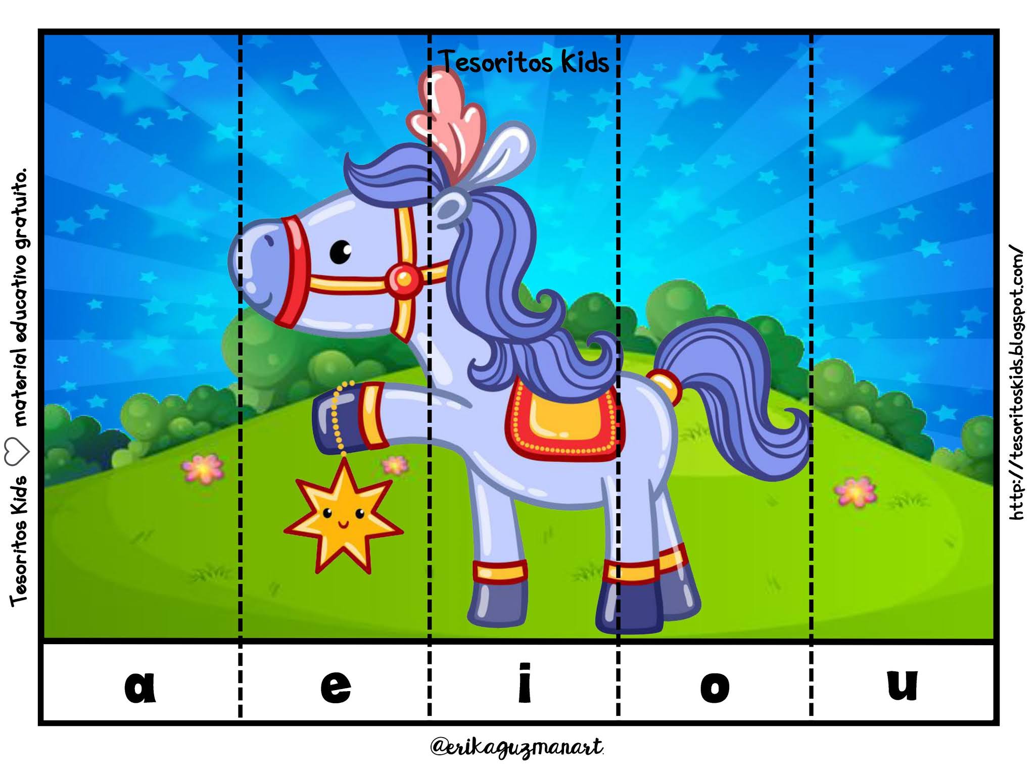 Tesoritos Kids Rompecabezas 🎪🤡 (vocales)