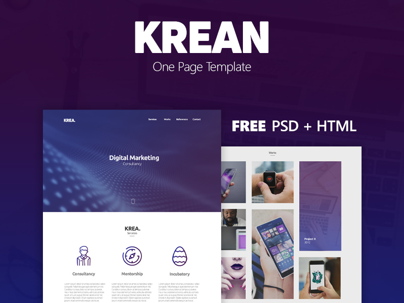 Free Digital Marketing Website Template