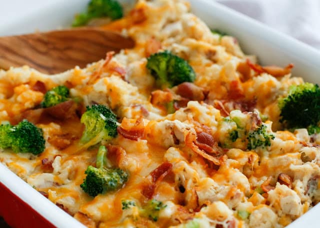 broccoli and mashed potato casserole