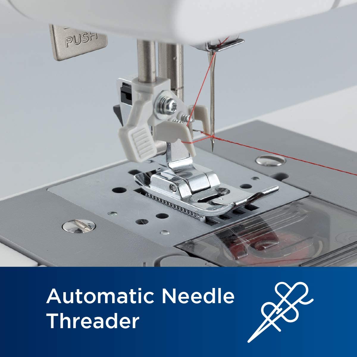 Brother Sewing Machine, GX37, 37 Builtin Stitches, 6 Included Sewing Feet