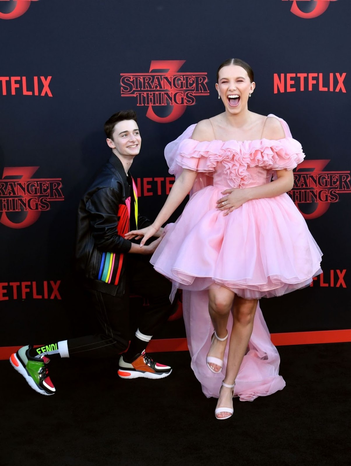 Millie Bobby Brown leads the glamour at the Stranger Things Season 3 ...