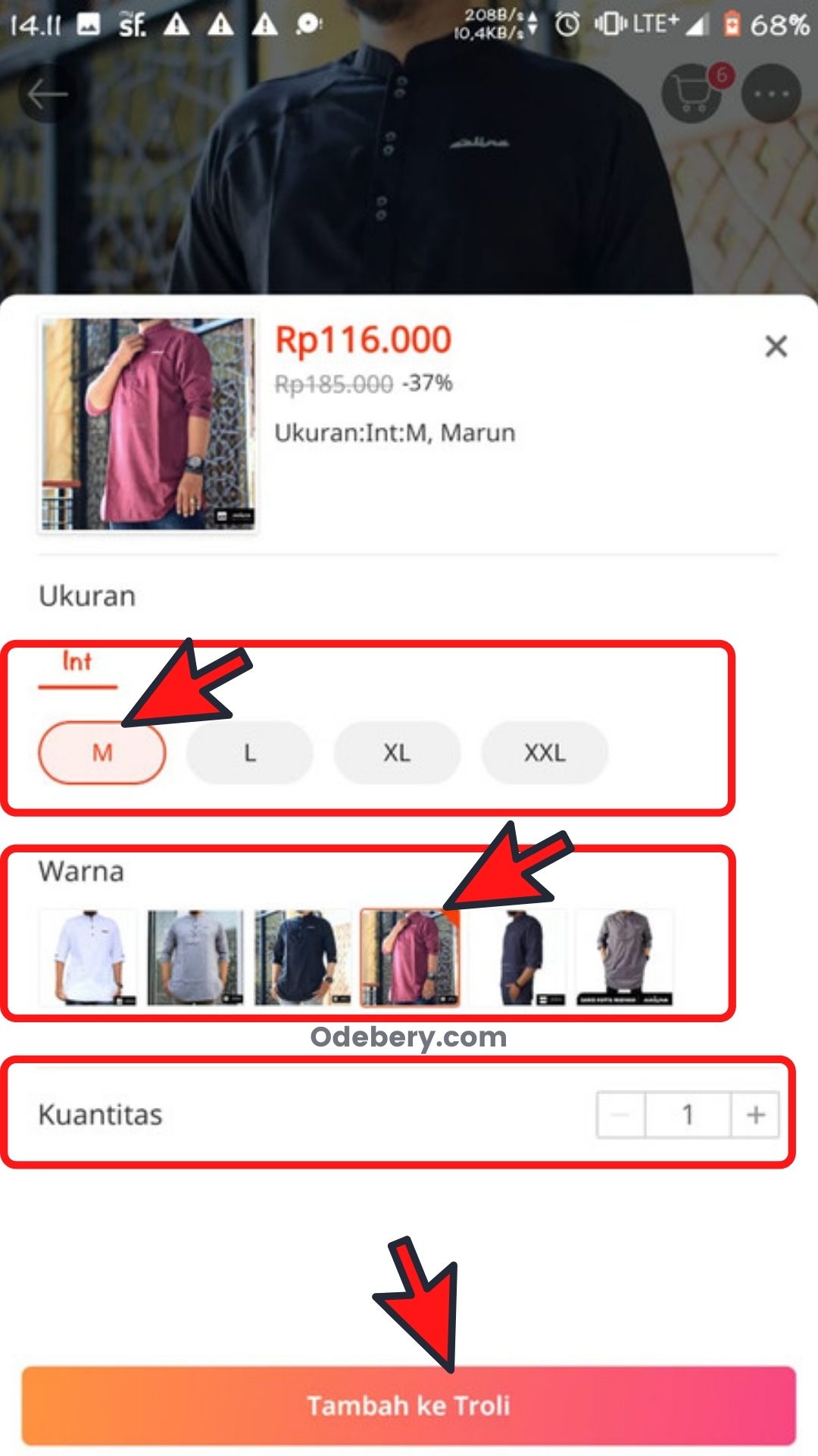 Cara Memesan Barang Di Lazada Lebih Dari Satu Beda Warna Ukuran Odebery Com